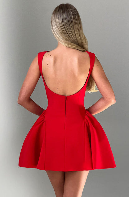 Lauriane Red Dress