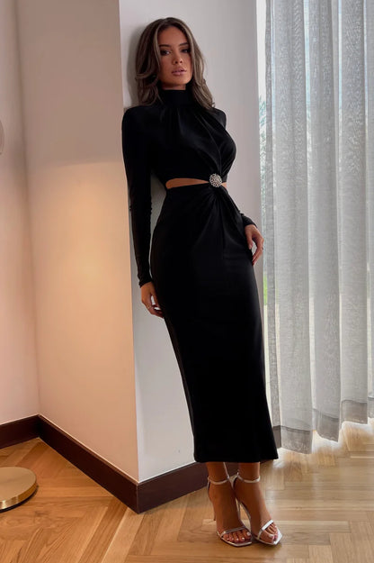 Maitê Black Dress